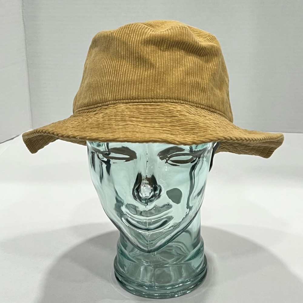J.Crew M/L Tan Carmel Corduroy Buckle Hat 100% Cotton Gorpcore Retro Coastal NWT